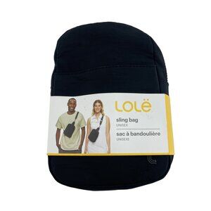 Lolë Unisex Sling  Body Bag / Black